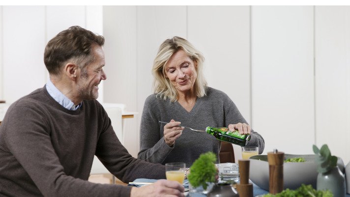 older couple with good health