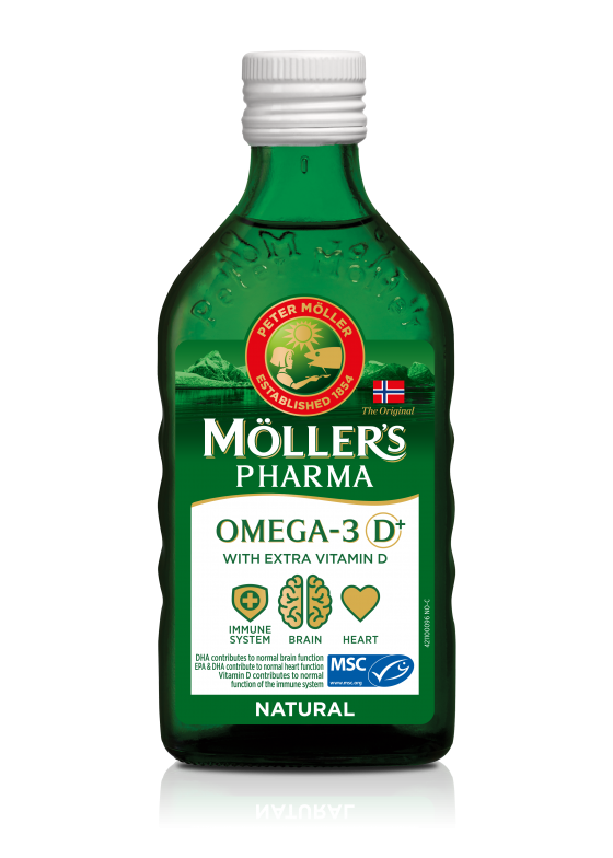 möller's pharma cod liver oil d+ natural