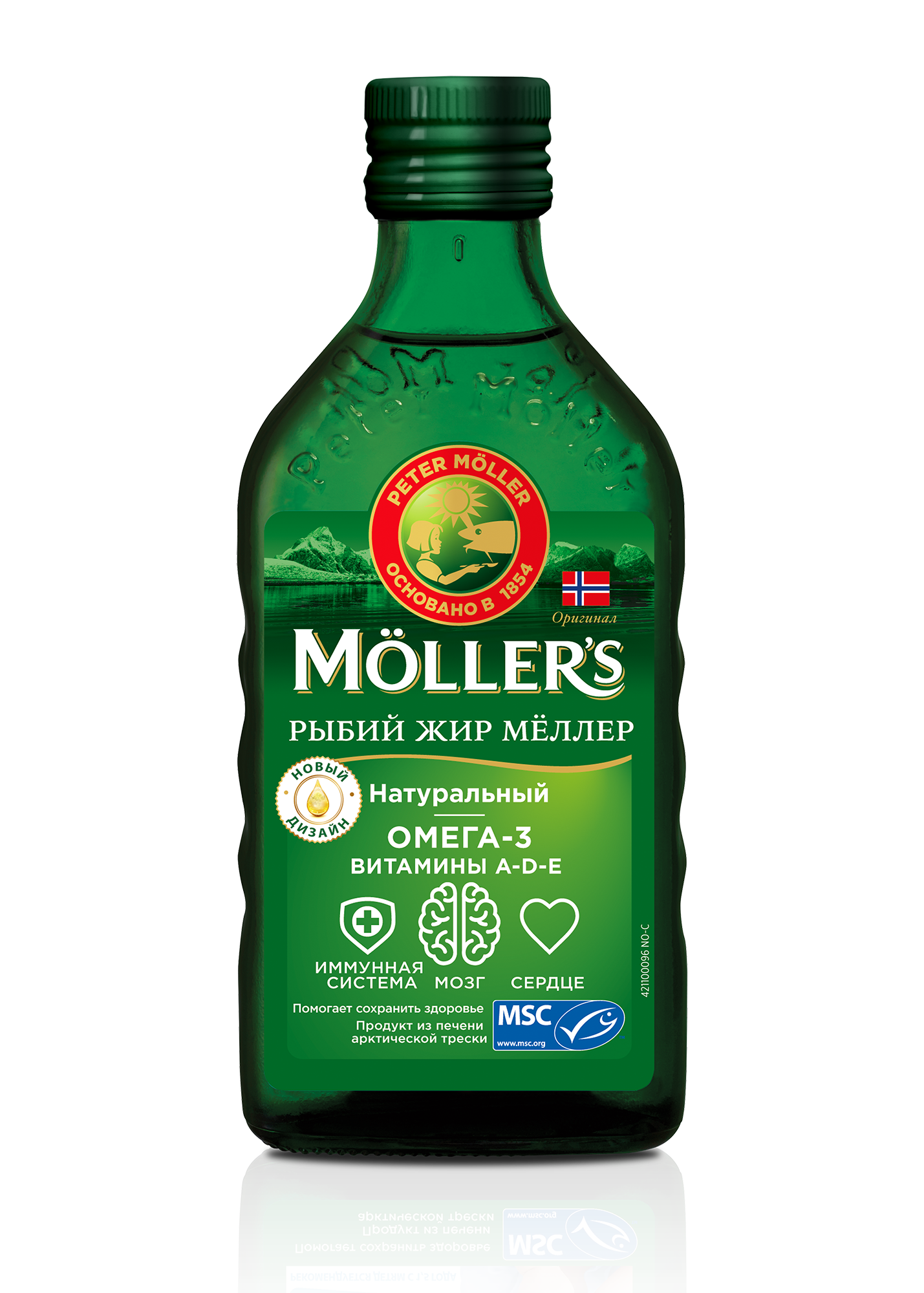Рыбий Жир МЁЛЛЕР Натуральный MOLLER'S - Омега-3