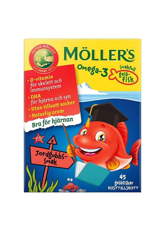 Möllers Omega3 Geléfiskar för barn Möllers