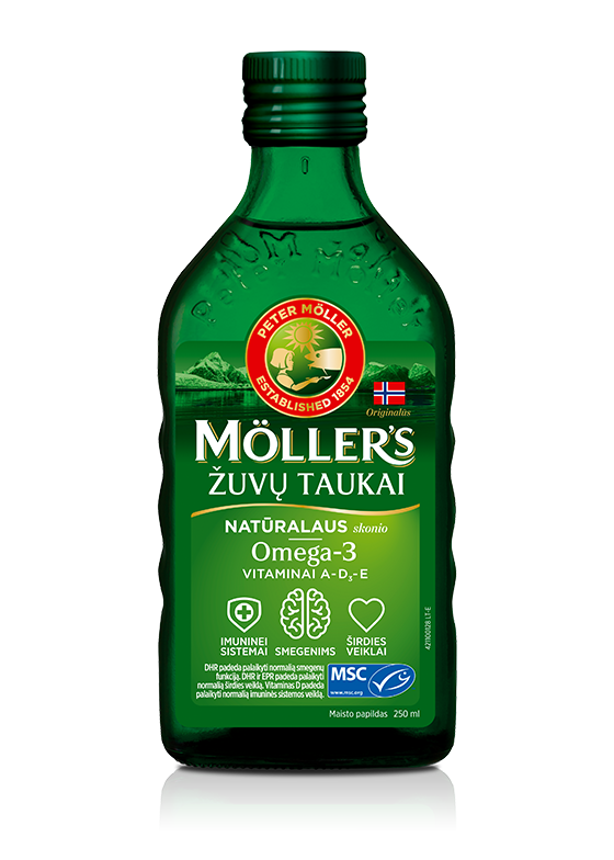 Möller's skysti žuvų taukai