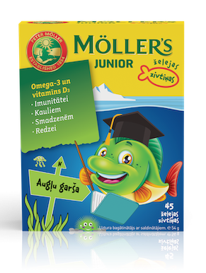 Möller’s JUNIOR ar augļu garšu