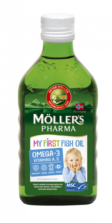 Möller’s Baby Mana pirmā Zivju eļļa