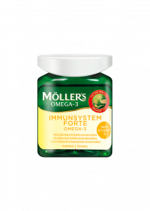 Möllers kosttillskott omega-3 och vitamin D för immunsystem