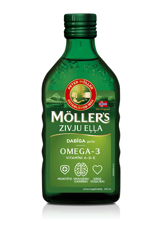 Moller’s zivju eļļa ar dabīgu garšu