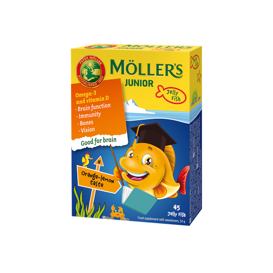 Mollers Junior ar apelsīnu garšu