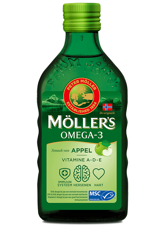Möller’s Vloeibare Omega-3 appel