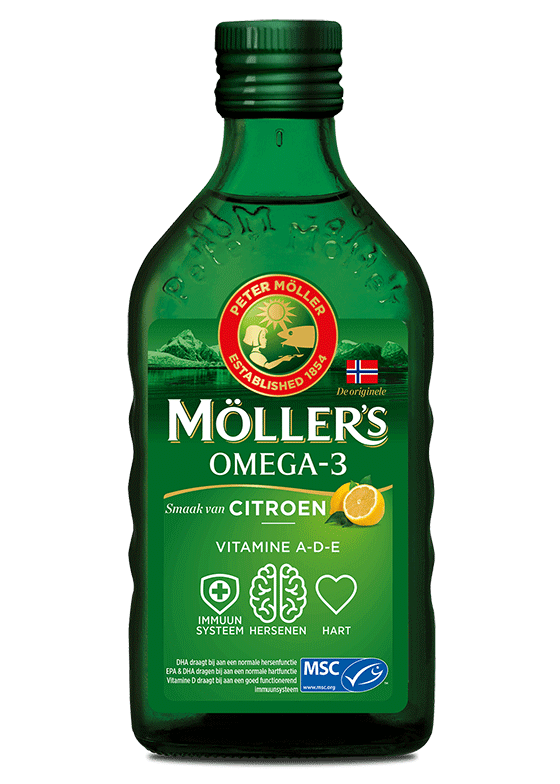 Möller’s Vloeibare Omega-3 lemon